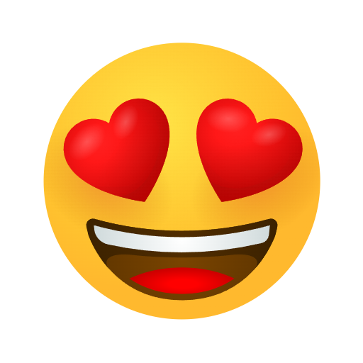 smiling face with heart eyes svgrepo com - یاکوت